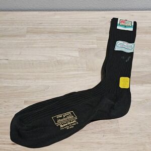 New Vintage Kmart Socks Crew Dark Green Size 10-13 Stretch NOS